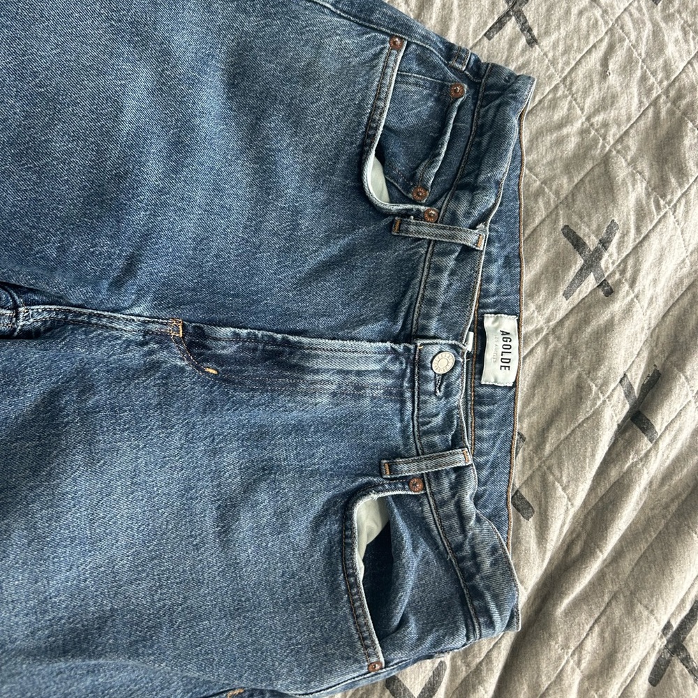 Agolde Harper Wide Leg Jeans Classic Style